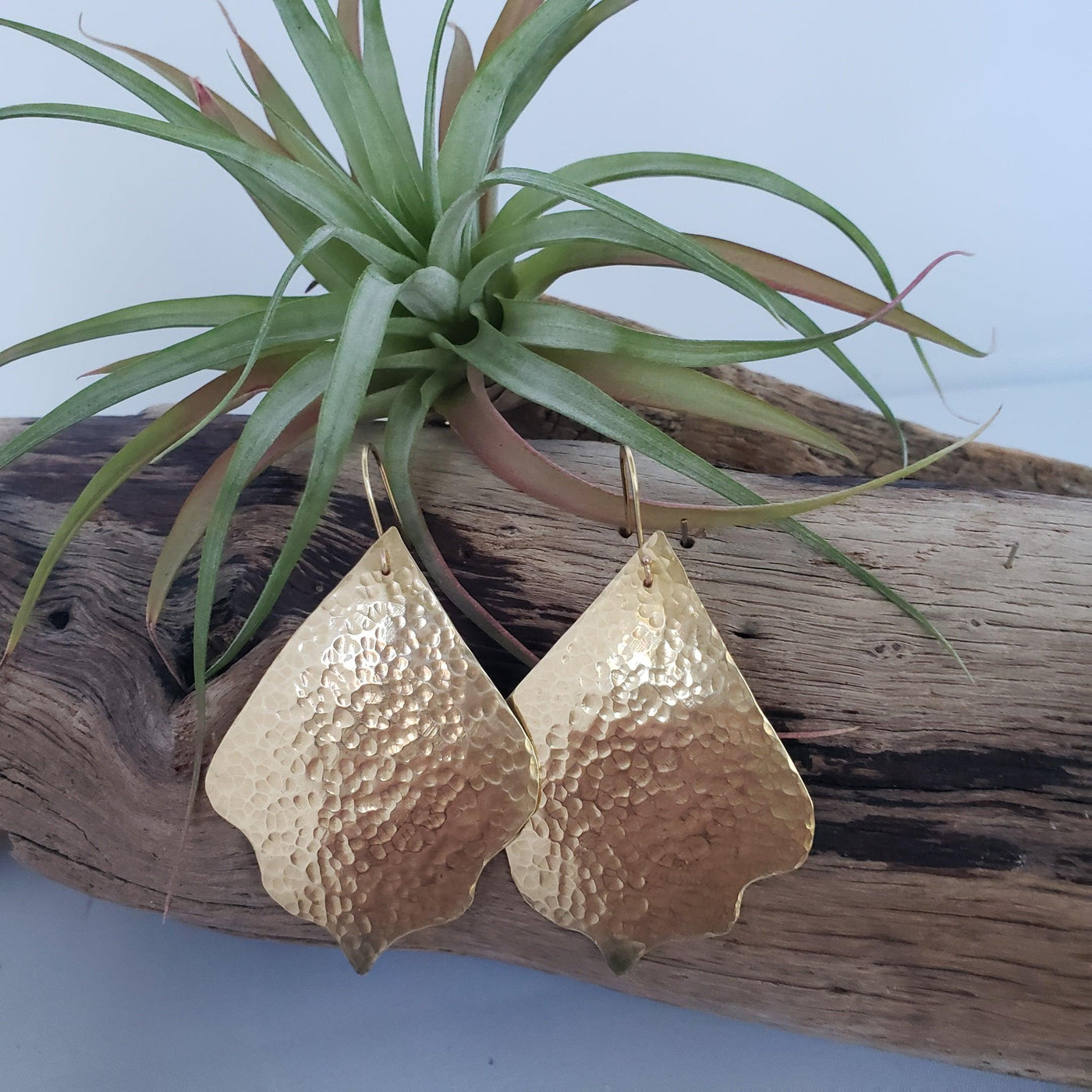 Hammered Moroccan style earrings