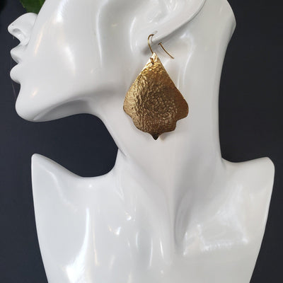 Hammered Moroccan style earrings