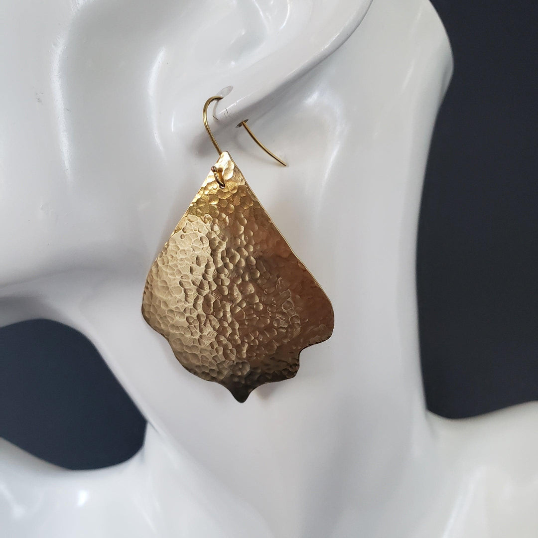 Hammered Moroccan style earrings - LB Designs