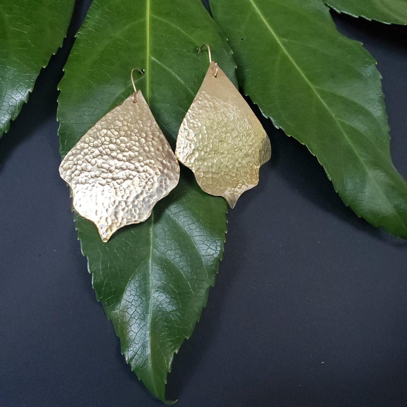 Hammered Moroccan style earrings