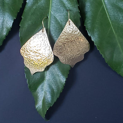 Hammered Moroccan style earrings