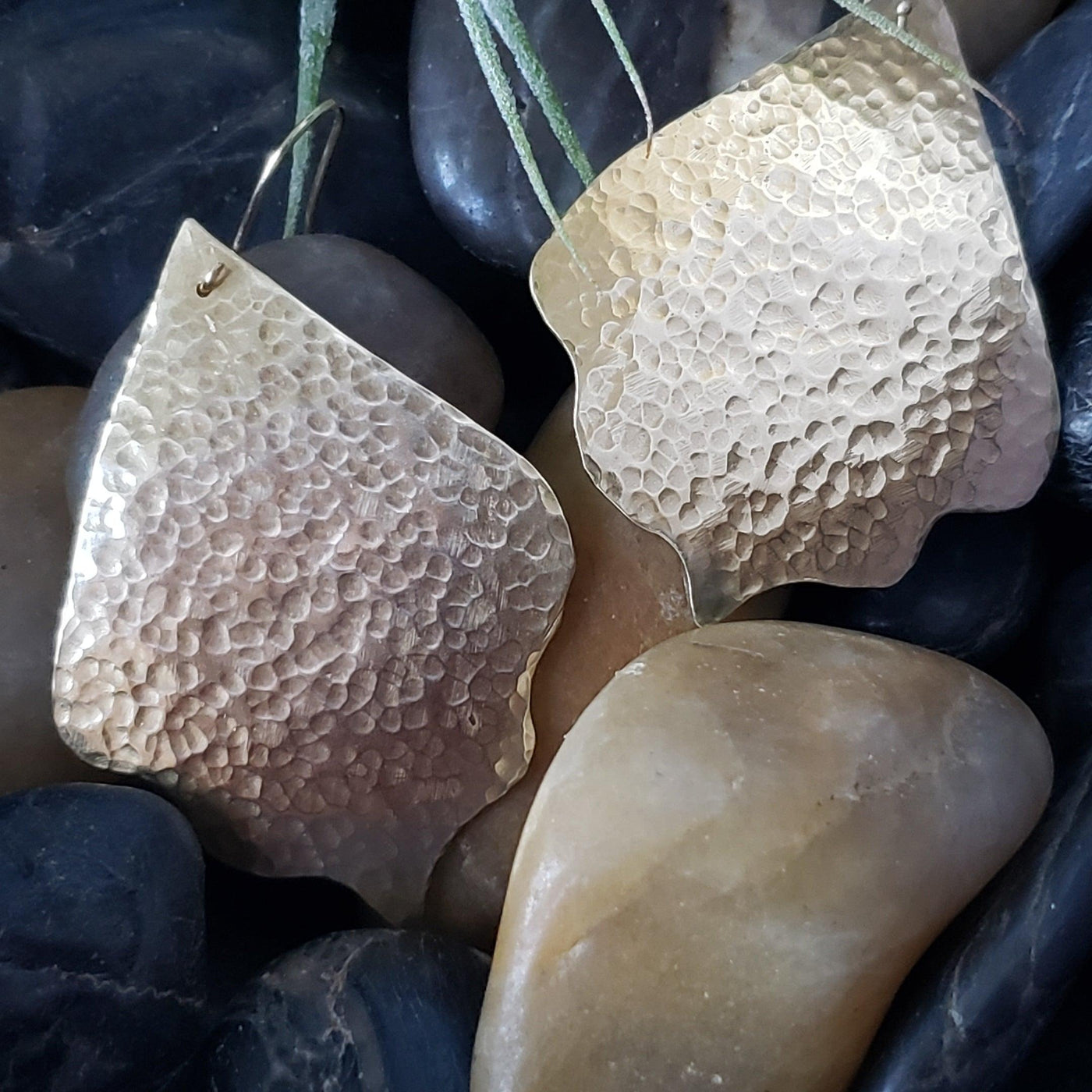 Hammered Moroccan style earrings