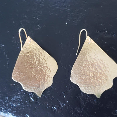Hammered Moroccan style earrings