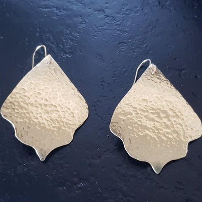 Hammered Moroccan style earrings