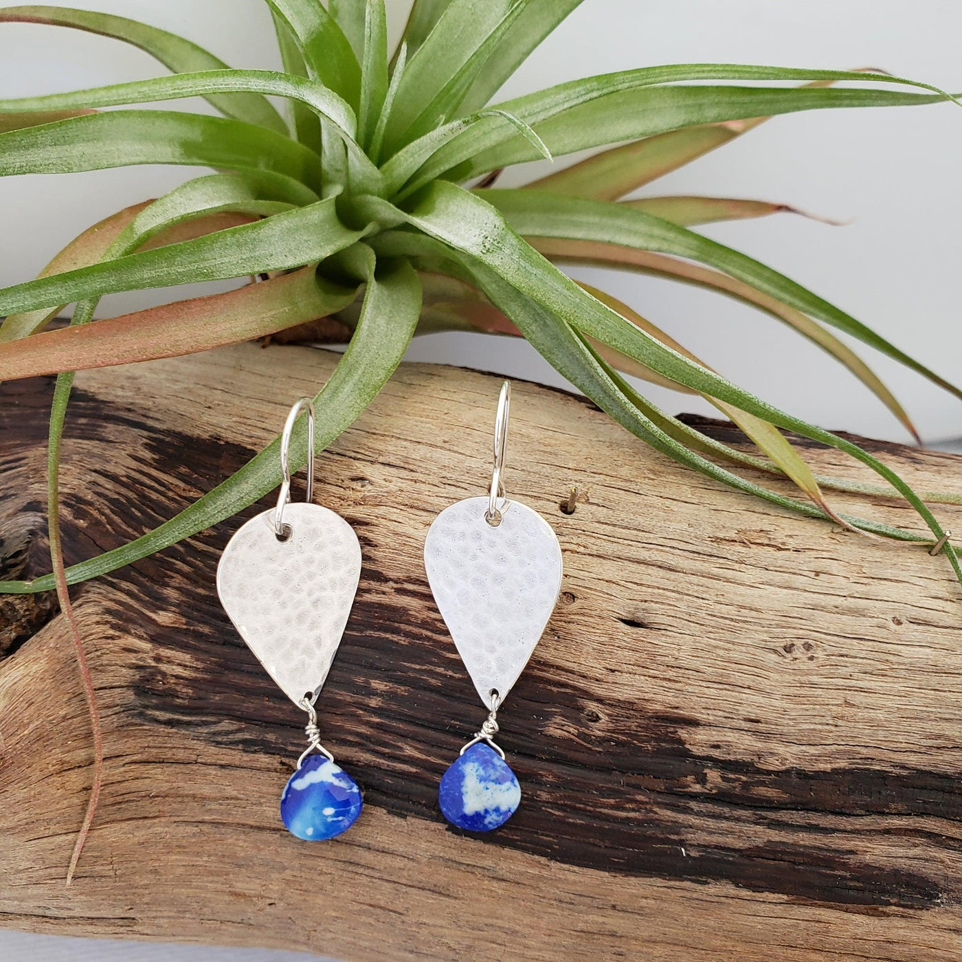 Sodalite tear drop earrings