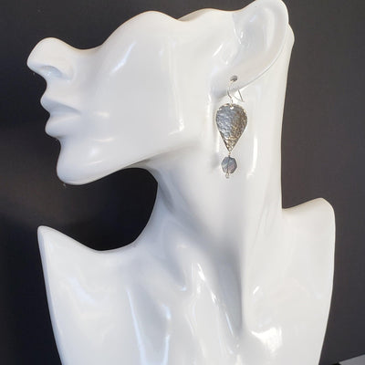 Fluorite teardrop earrings