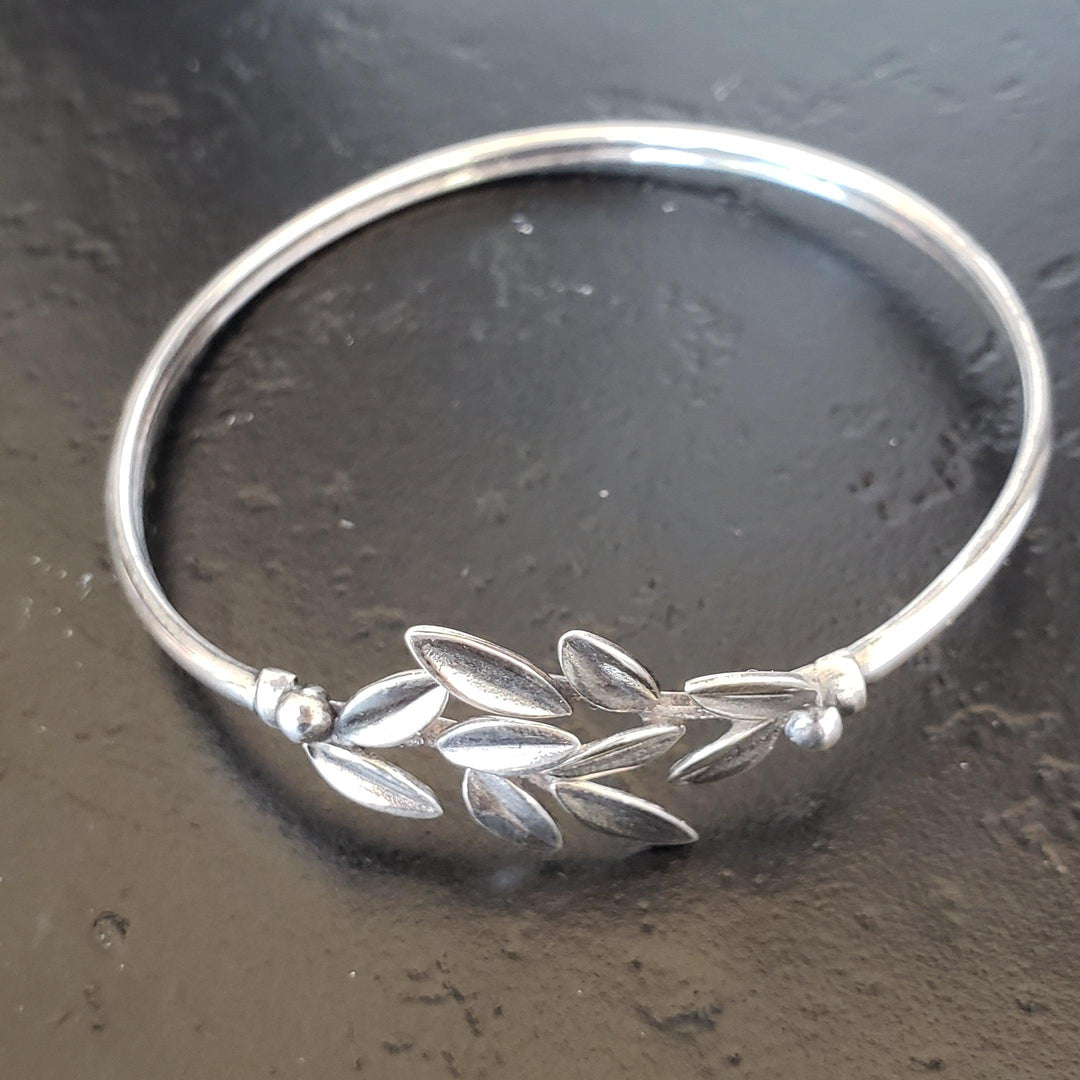 Sterling leaf bracelet - LB Designs
