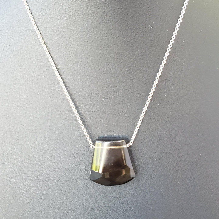 Smokey quartz pendant necklace - LB Designs