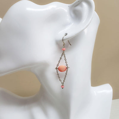 Dainty silver dangle earrings - LB Designs