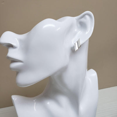 Sterling silver minimalist earrings - LB Designs