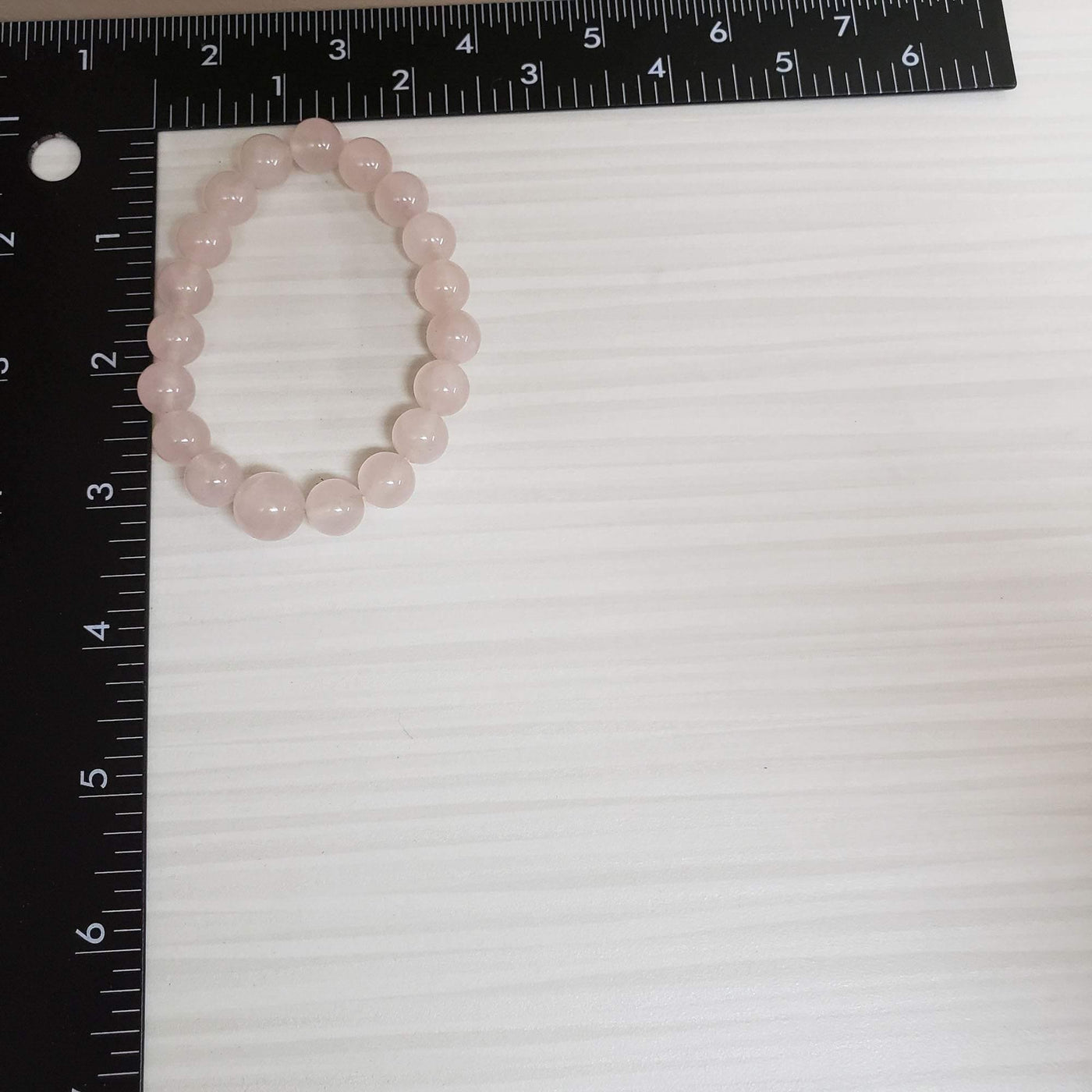 Rose quartz stretch bracelet - LB Designs