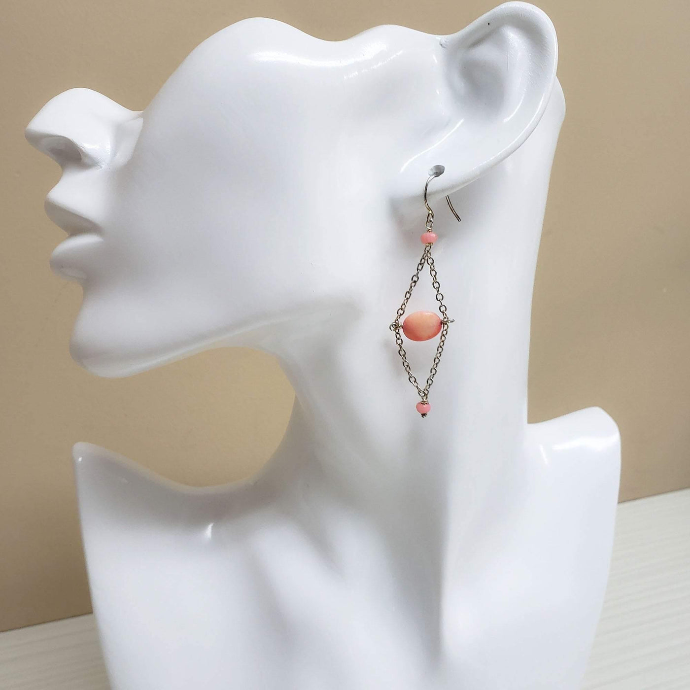 Dainty silver dangle earrings - LB Designs