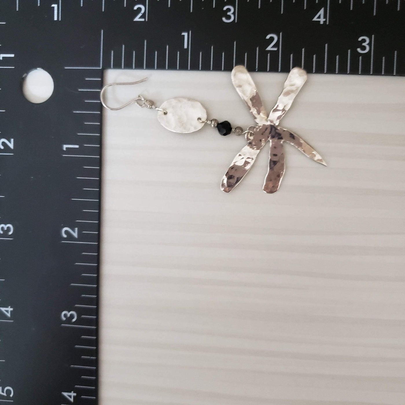 Sterling silver dragonfly earrings - LB Designs