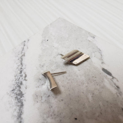 Sterling silver minimalist earrings - LB Designs