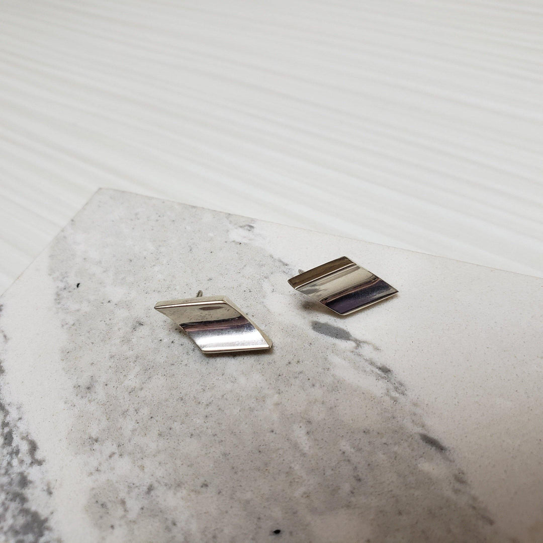 Sterling silver minimalist earrings - LB Designs