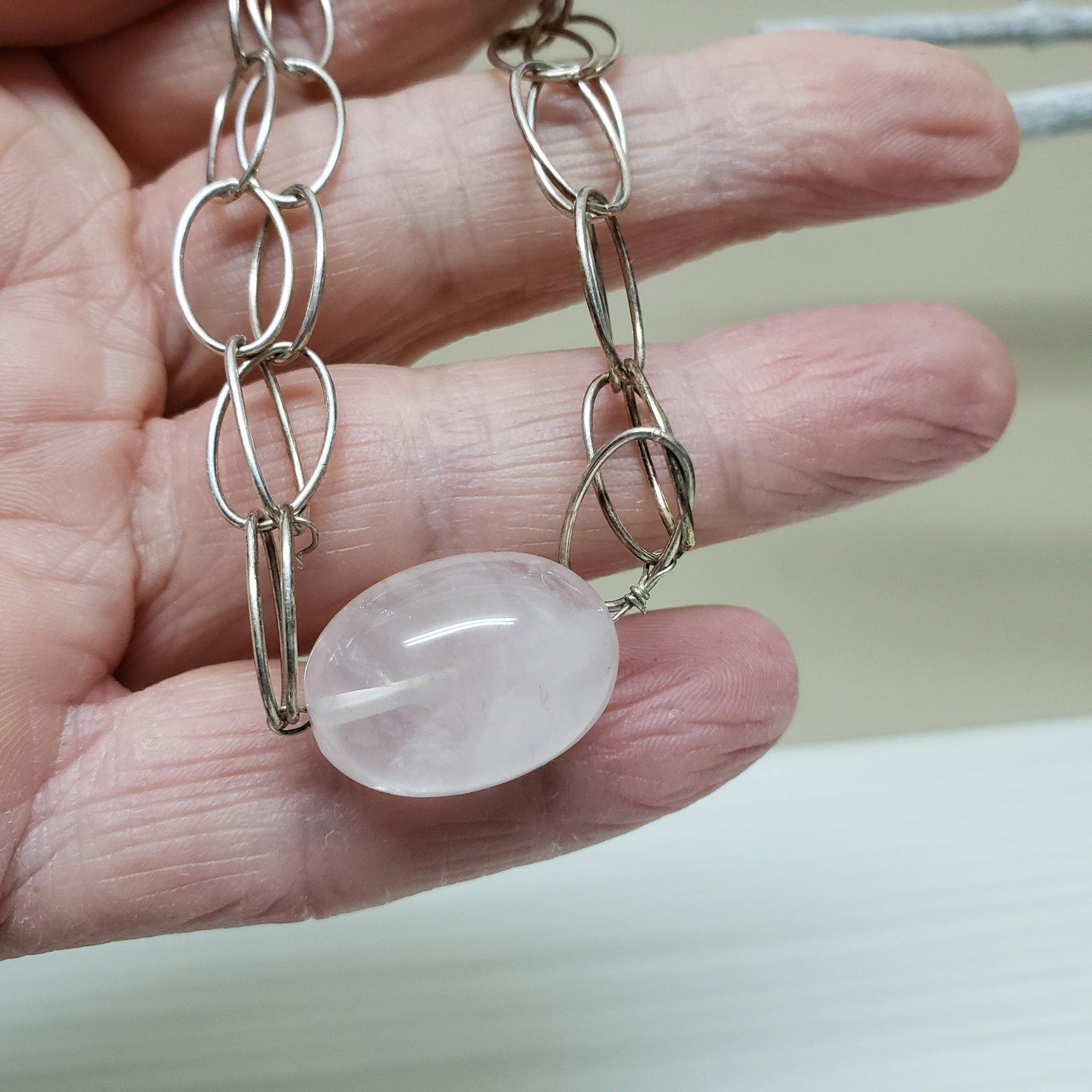 Rose quartz elegant bracelet - LB Designs