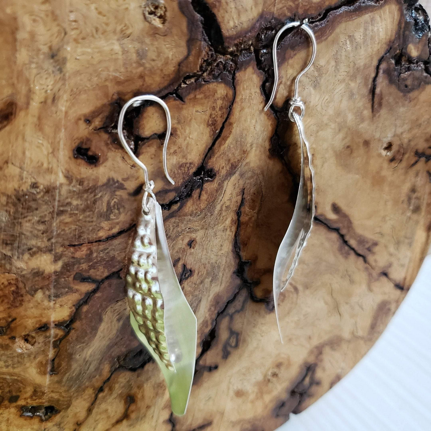 Flashy sterling silver earrings - LB Designs