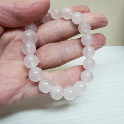 Rose quartz stretch bracelet - LB Designs