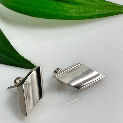 Sterling silver minimalist earrings - LB Designs